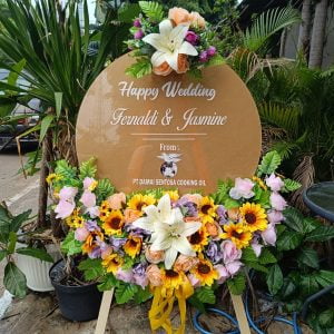 Papan Bunga Akrilik Bintang Florist Jakarta