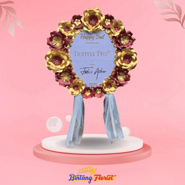 Bunga Papan Kertas Bintang Florist Jakarta
