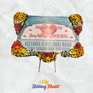 papan wedding Bintang Florist Jakarta