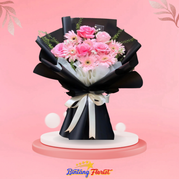 Hand Buket Bunga bintang Florist Jakarta