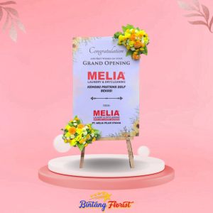 papan indoor Bintang Florist Jakarta