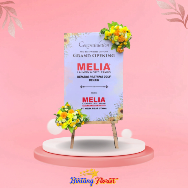 papan indoor Bintang Florist Jakarta