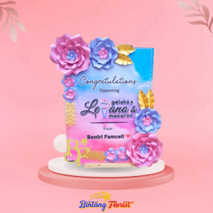 papan bunga kertas bintang florist jakarta