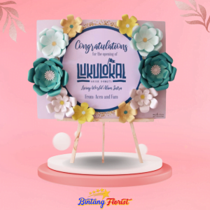 papan bunga kertas bintang florist jakarta