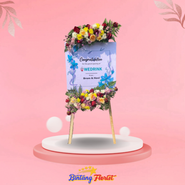 papan indoor Bintang Florist Jakarta