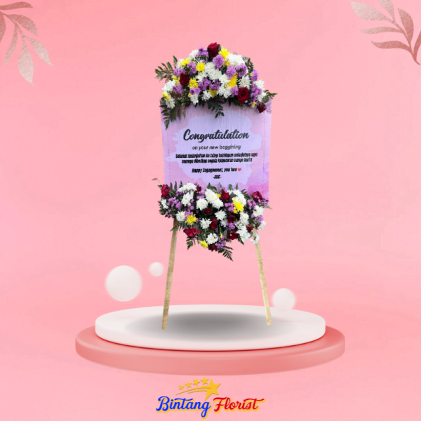 papan indoor Bintang Florist Jakarta