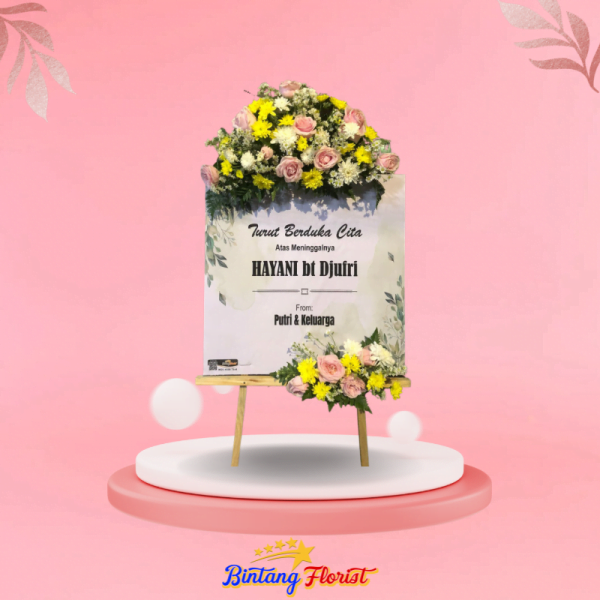 papan indoor Bintang Florist Jakarta