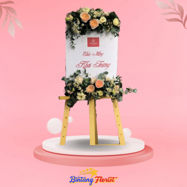 papan indoor Bintang Florist Jakarta