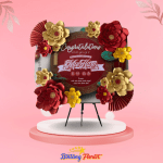 papan bunga kertas Bintang Florist Jakarta