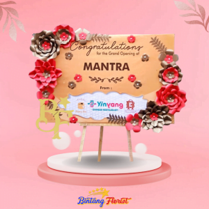 Papan Bunga Kertas Bintang Florist Jakarta