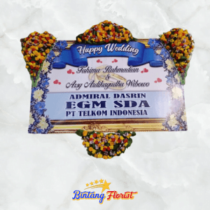 Papan Wedding Bintang Florist Jakarta