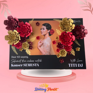 papan bunga kertas Bintang Florist Jakarta