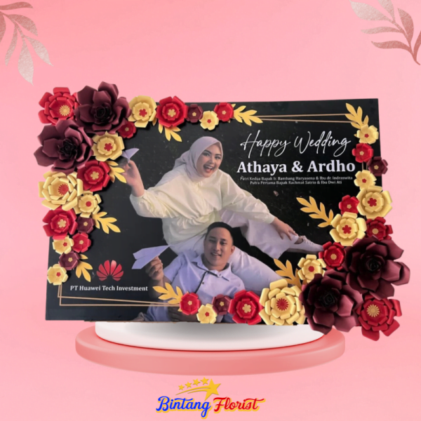 papan bunga kertas Bintang Florist Jakarta