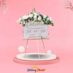 Papan Bunga Akrilik Bintang Florist Jakarta