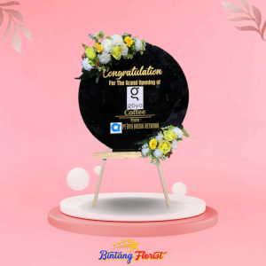 Papan Bunga Akrilik Bintang Florist Jakarta