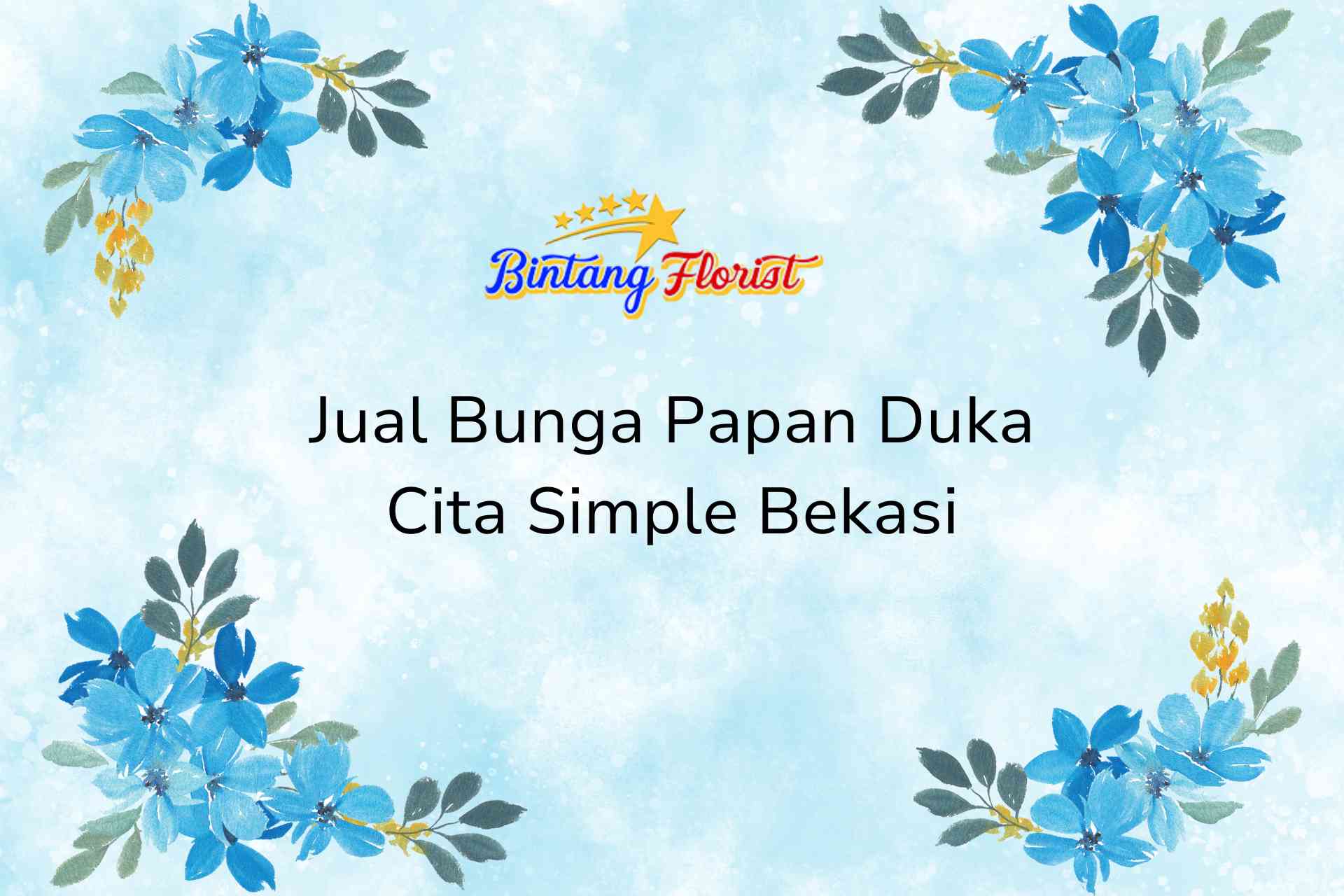 Jual Bunga Papan Duka Cita Simple Bekasi